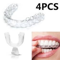 Silicone overnight mouthguard - teeth whitening - against grinding / clenching - 4 piecesTeeth Whitening