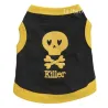 Gilet décoratif - pour chiens / chats - imprimé tête de mort - lettrage KILLER
