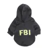 Sweat à capuche chaud - pour chiens / chats - FBI