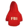 Sweat à capuche chaud - pour chiens / chats - FBI