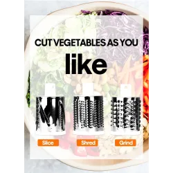 Manual vegetables / fruits slicer - cutter - graterMills - Grinders