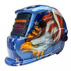 Solar welding helmet - auto darkening - American eagleHelmets