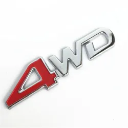 Sticker voiture 4x4 - Emblème métal 3D