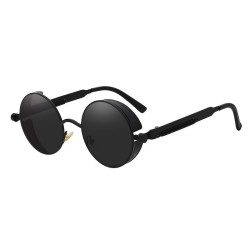 Round metal sunglasses - steampunk / gothic style - UV400 - unisexSunglasses