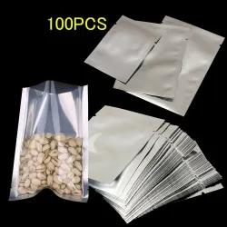 Sachets alimentaires aluminium silver seal - sous vide - 100 pièces