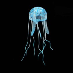 Méduse en silicone - décoration aquarium