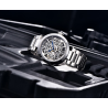 BENYAR - automatic mechanical watch - hollow-out design - stainless steel - whiteWatches