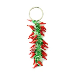 Piment rouge multicouche - porte-clés