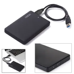 Boîtier de disque dur 2,5" USB 2.0 externe SATA - avec câble USB