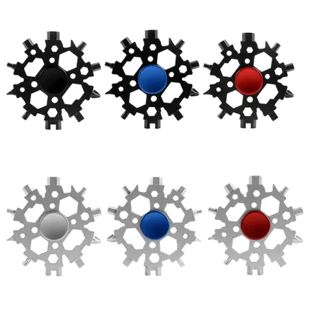23-in-1 multi-tool - fidget spinner - bottle opener - wrench - stainless steel snowflakeFidget Spinner