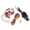 12V - LED rouge - démarrage moteur de voiture de course - interrupteur d'allumage à bouton-poussoir - bascule de panneau