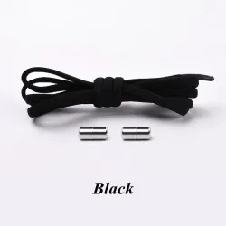 Elastic shoelaces - with metal locking buckles - 1 pairShoes