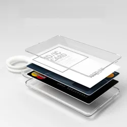 Transparent ID card holder - with lanyardAccess Control Cards