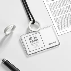 Transparent ID card holder - with lanyardAccess Control Cards