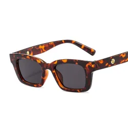 Lunettes de soleil carrées vintage - mixte