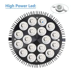 Plant grow light - UV lamp - LED bulb - 36W - E26/E27Grow Lights