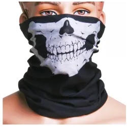 Masque multifonctionnel - foulard - motif tête de mort