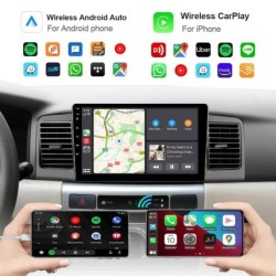 Autoradio - 2 Din - 9 pouces - Android 11 - 2Go - 32Go - Bluetooth - GPS - carplay - pour Volkswagen Golf 5 6 Passat