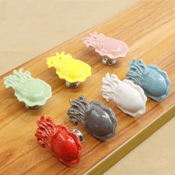 Ceramic furniture handles - knobs - octopus shapedFurniture