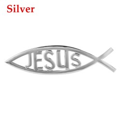 Jesus / fish symbol - car stickerStickers