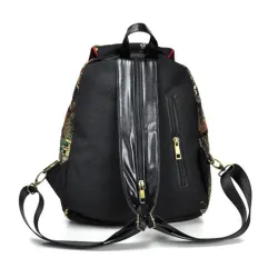 Sac à dos en toile - design ethnique coloré