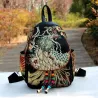 Sac à dos en toile - design ethnique coloré