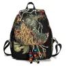 Sac à dos en toile - design ethnique coloré