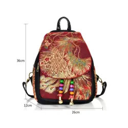 Sac à dos en toile - design ethnique coloré