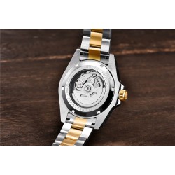 Pagani Design - automatic stainless steel watch - waterproof - gold / blackWatches