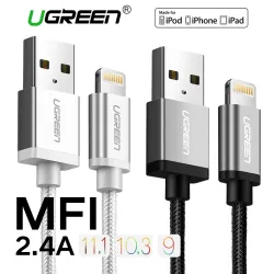 Ugreen - 24A MFi - USB vers Lightning - câble de données - chargeur rapide