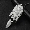 Mini folding pocket knife - with keychain - stainless steelKnives & Multitools