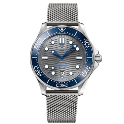 PAGANI DESIGN - montre mécanique - acier inoxydable - bracelet en maille - étanche - bleu