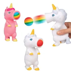 Tireur de balle en forme de licorne - jouet fidget - anti stress / autisme / soulagement de l'anxiété