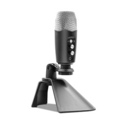 Professional condenser microphone - with headphone output - USBMicrophones