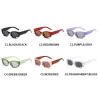 Lunettes de soleil rectangle style punk - avec décoration serpent