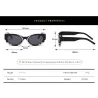 Lunettes de soleil rectangle style punk - avec décoration serpent