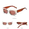 Lunettes de soleil rectangle style punk - avec décoration serpent