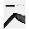 Lunettes de soleil rectangle style punk - avec décoration serpent