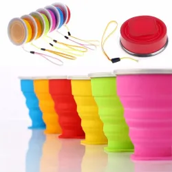 Mug pliable en silicone - sans BPA - 200ml