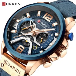CURREN - luxury Quartz watch - leather strap - waterproofWatches