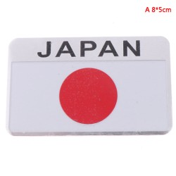 Aluminum car sticker - emblem - Japan flagStickers