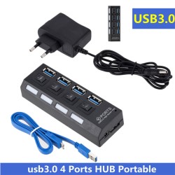 4-ports HUB - USB 3.0 - splitterHubs