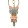 Chat de cristal - porte-clés