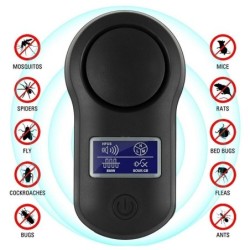 Mosquito / pest ultrasonic repeller - electromagnetic waves - wall plug