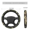 Couvre volant de voiture antidérapant - imprimé camouflage