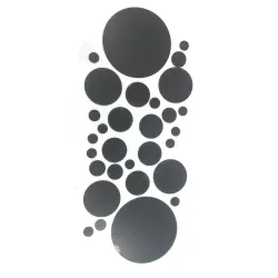 Miroirs ronds - sticker mural - papier peint autocollant - 30 pièces
