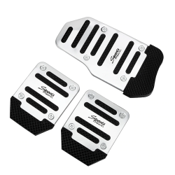 Anti-slip car foot treadle cover - pedals - aluminum 3 piecesPedals