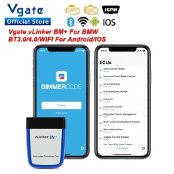 Vgate vLinker BM-OBD2-BMW-ELM327 V2.2-PK ELM 327-Bluetooth-WiFi-scanner de voiture/outil de diagnostic