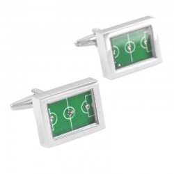 Football field - table-football cufflinks