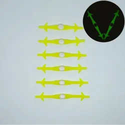 Silicone light up LED luminous shoelaces 12 pcs setShoes